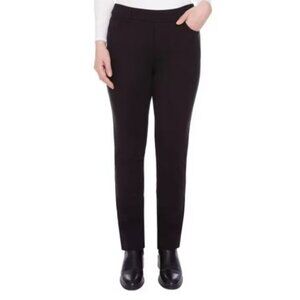 NWT SC & Co. Women's L Black Pull-On Slim Leg 5 Pocket Pants C0732